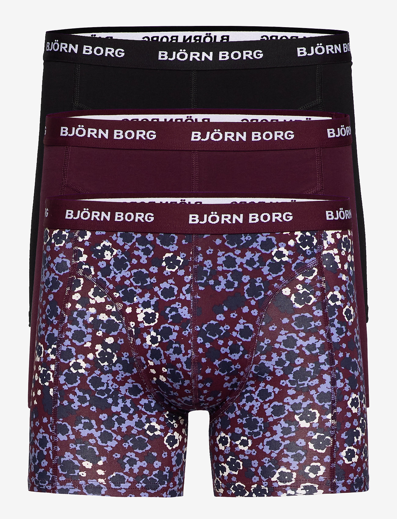 Björn Borg - SHORTS SAMMY BB DITSY FLOWER - winetasting - 0
