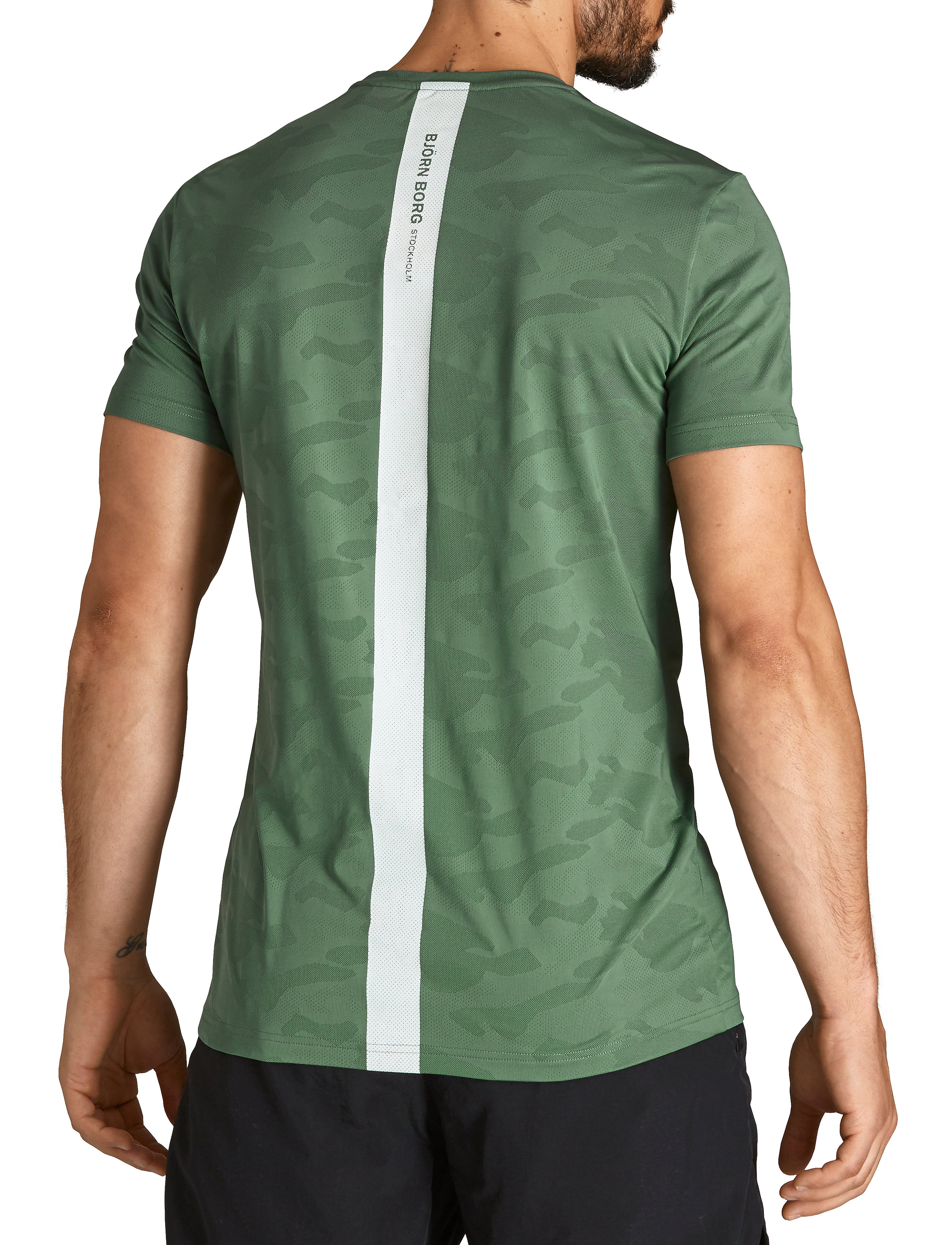 Björn Borg - PERF TEE STHLM STHLM - duck green - 3