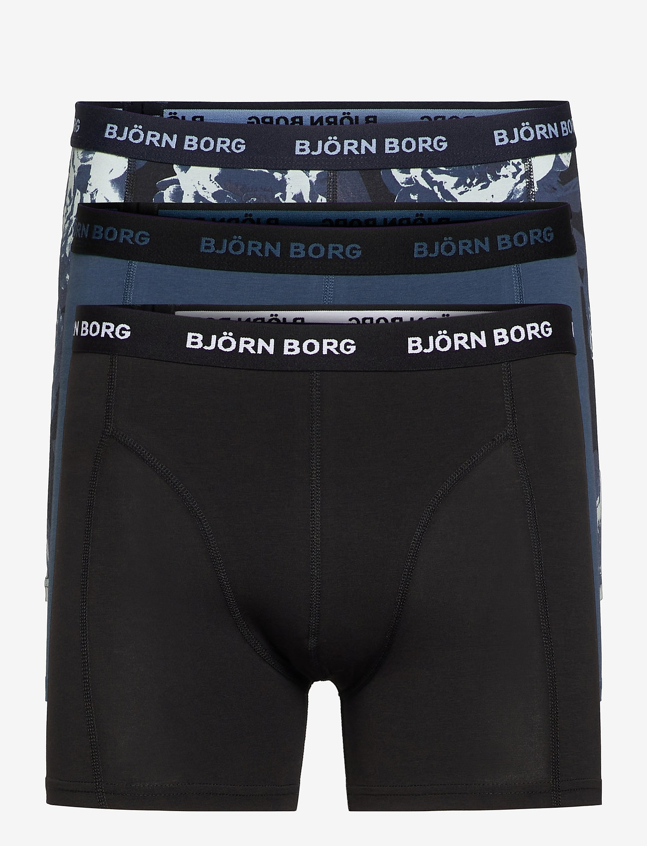 Björn Borg - SHORTS SAMMY BB VIBRANT FLOWER - black beauty - 0