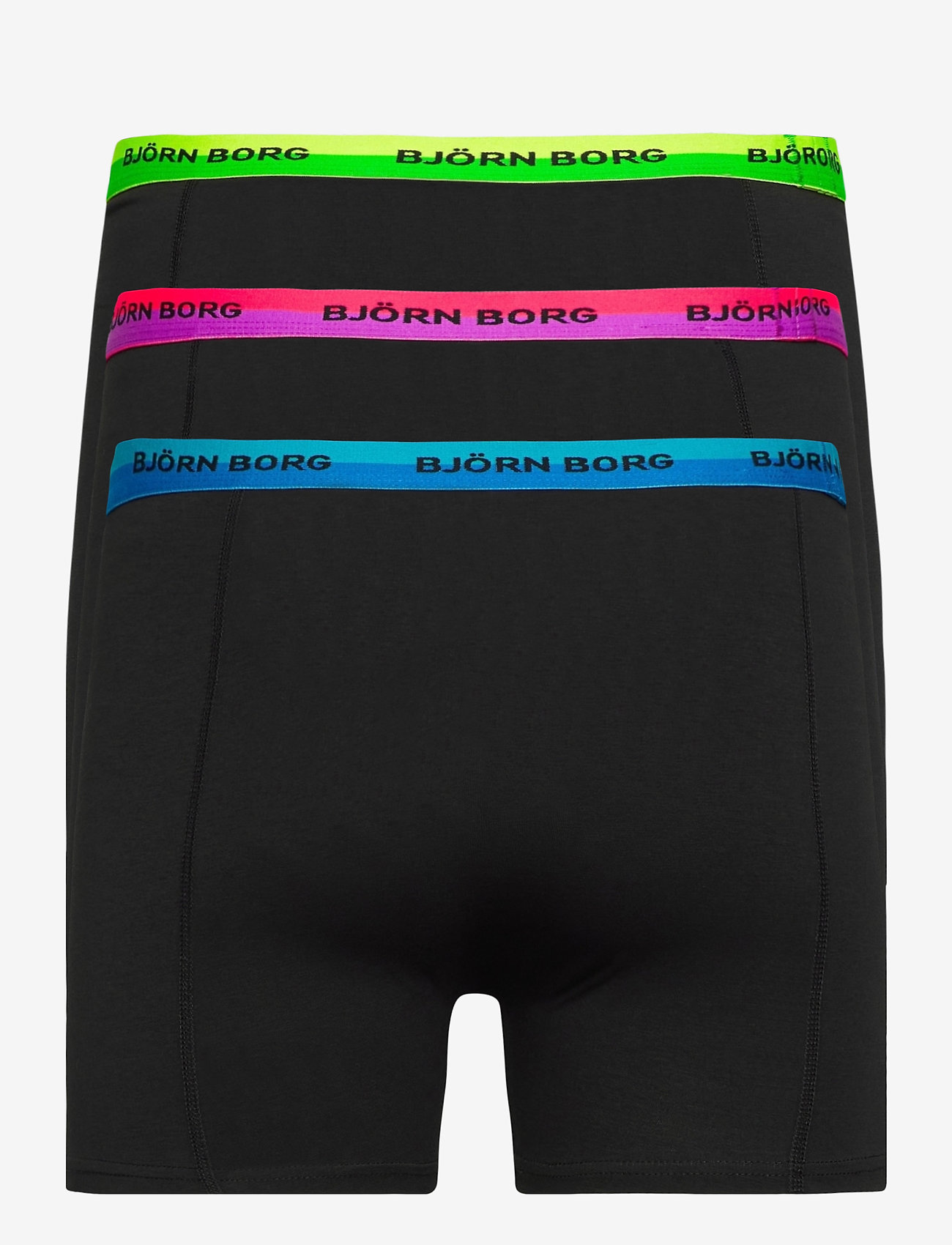 Björn Borg - SHORTS SAMMY NEON SOLID - black beauty - 1
