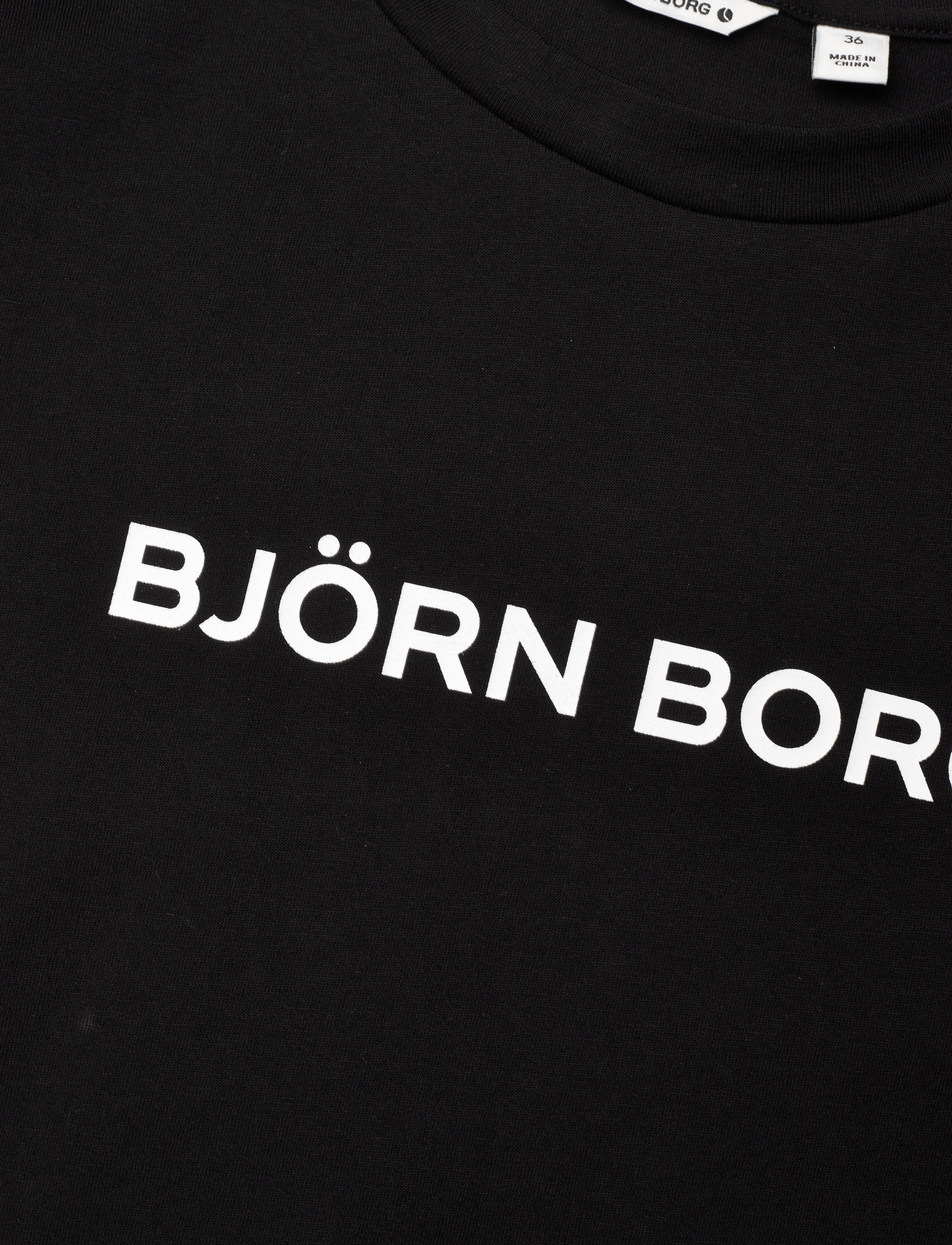 Björn Borg - REGULAR T-SHIRT FANNO FANNO - black beauty - 2