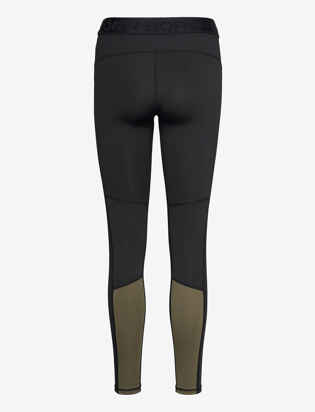 Björn Borg - ACADEMY TIGHTS W SPORTS W SPORTS ACADEMY - bėgimo ir sportinės tamprės - black beauty - 1