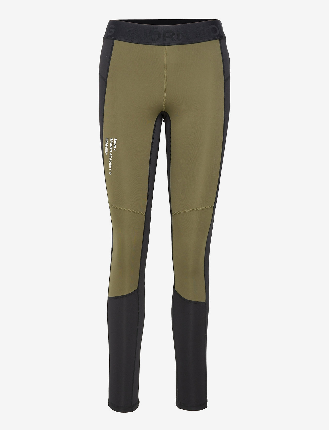 Björn Borg - ACADEMY TIGHTS W SPORTS W SPORTS ACADEMY - bėgimo ir sportinės tamprės - ivy green - 0