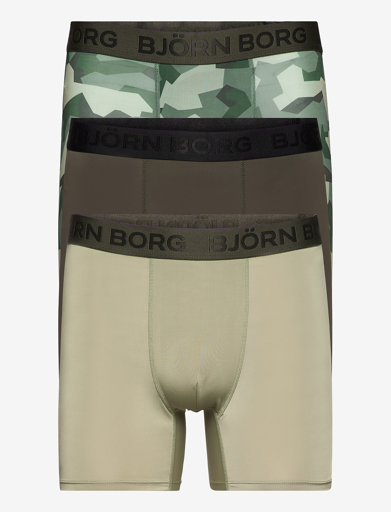 Björn Borg - SHORTS PER BB NORDIC CAMO - duck green - 0