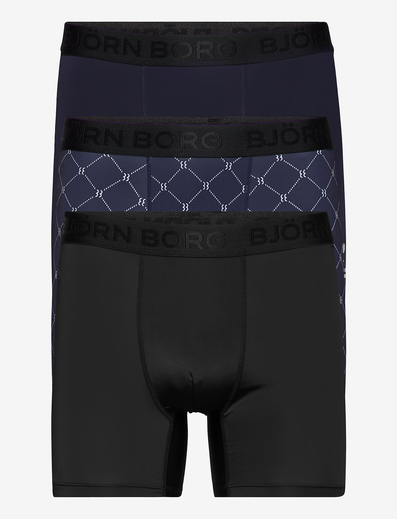 Björn Borg - SHORTS PER BB TENNIS NET - black beauty - 0