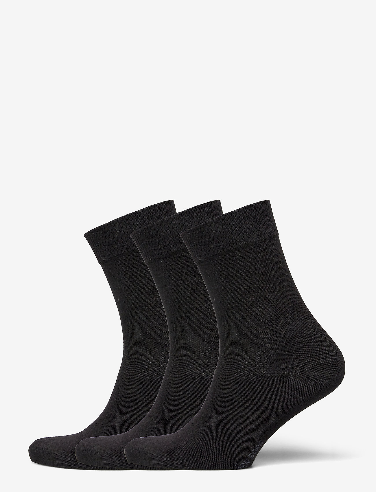 SOCK ANKLE SOLIDS - BLACK BEAUTY