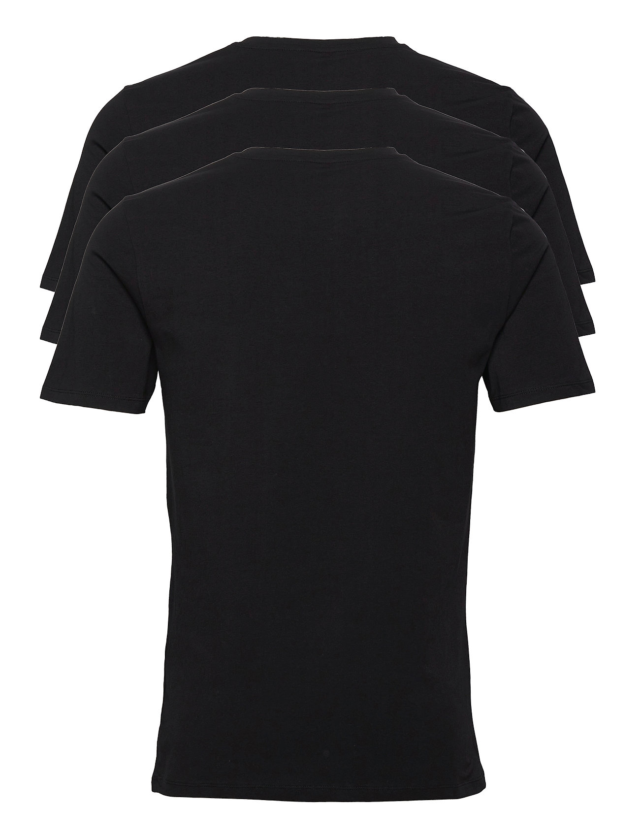 Björn Borg - TEE THOMAS SOLID - multipack t-shirts - black beauty - 1