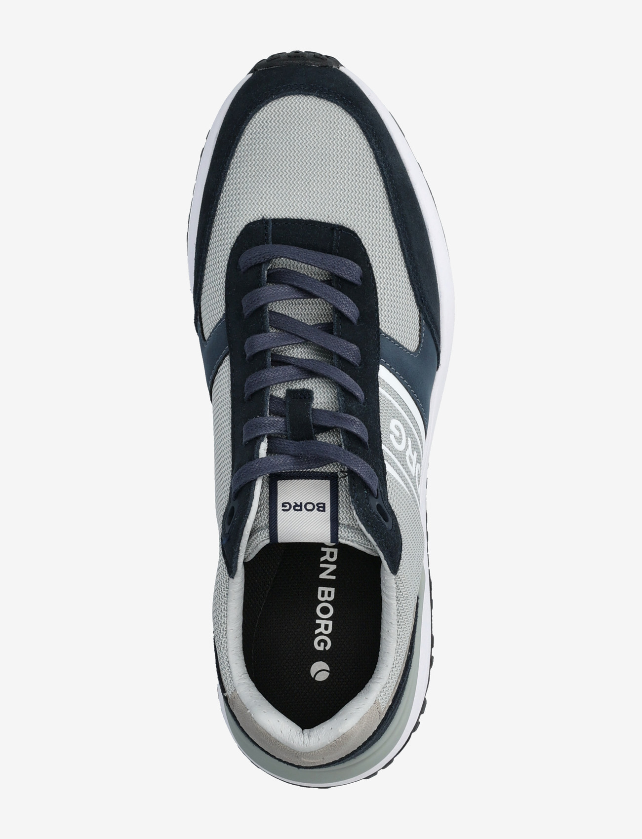Björn Borg - R2400 SUEDE - lave sneakers - navy - light grey - 3