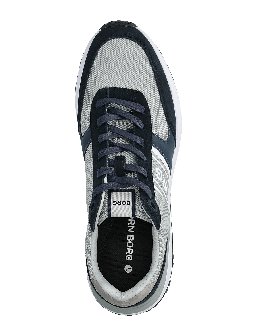 Björn Borg - R2400 SUEDE - låga sneakers - navy - light grey - 3