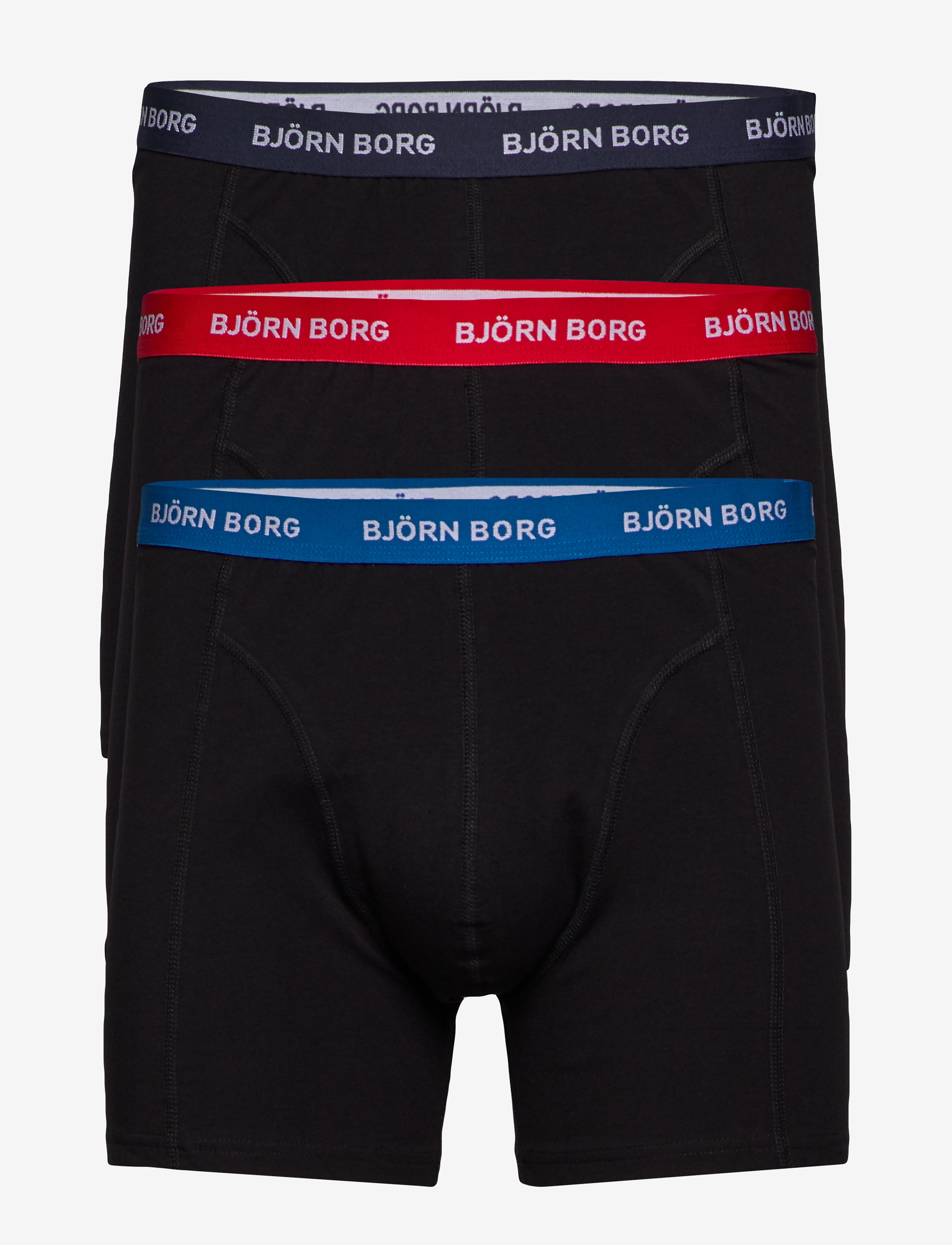 Björn Borg COTTON STRETCH BOXER 3p - Underkläder - MULTIPACK 5 / black