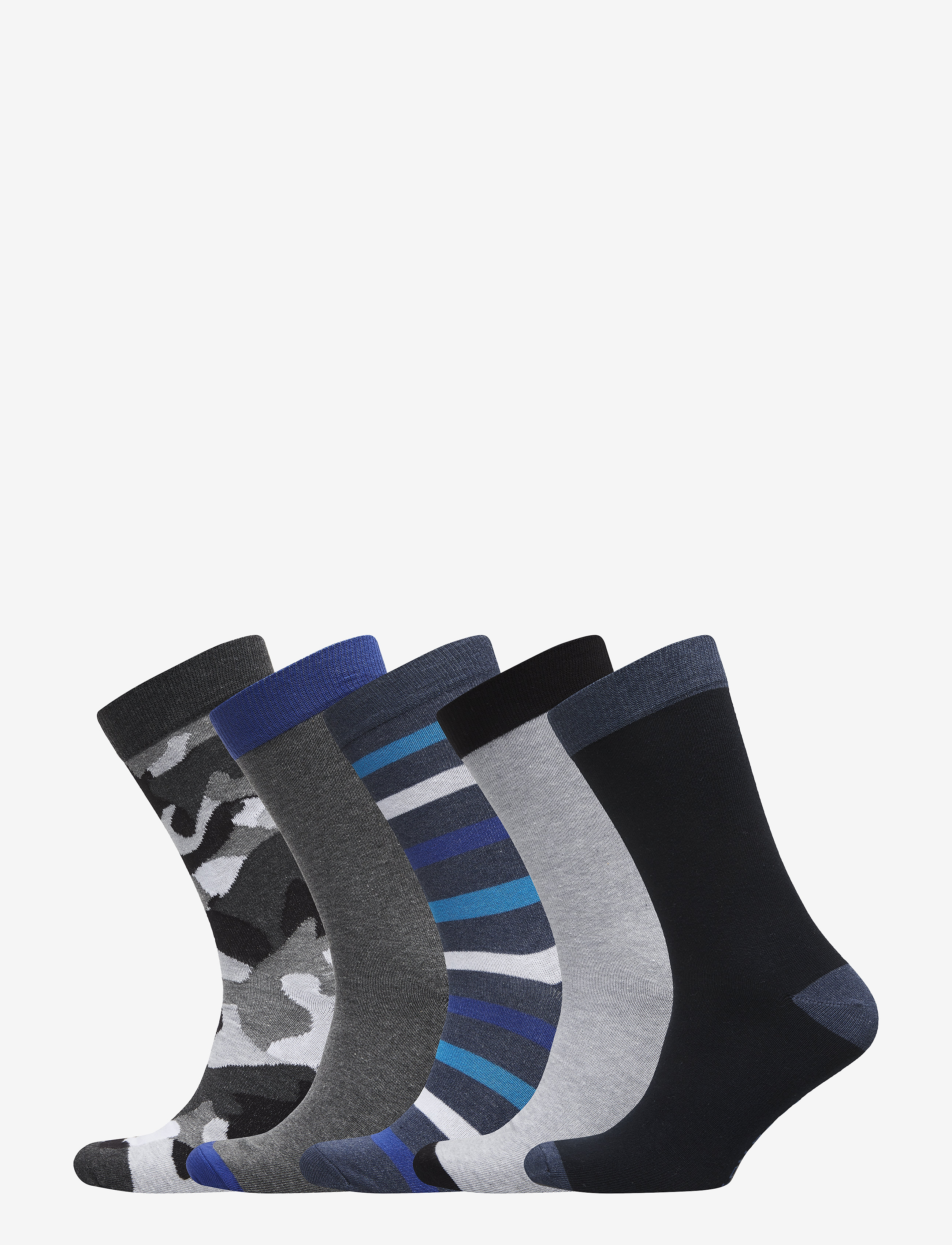 ESSENTIAL SOCK 5p - BLUE COBALT MELANGE