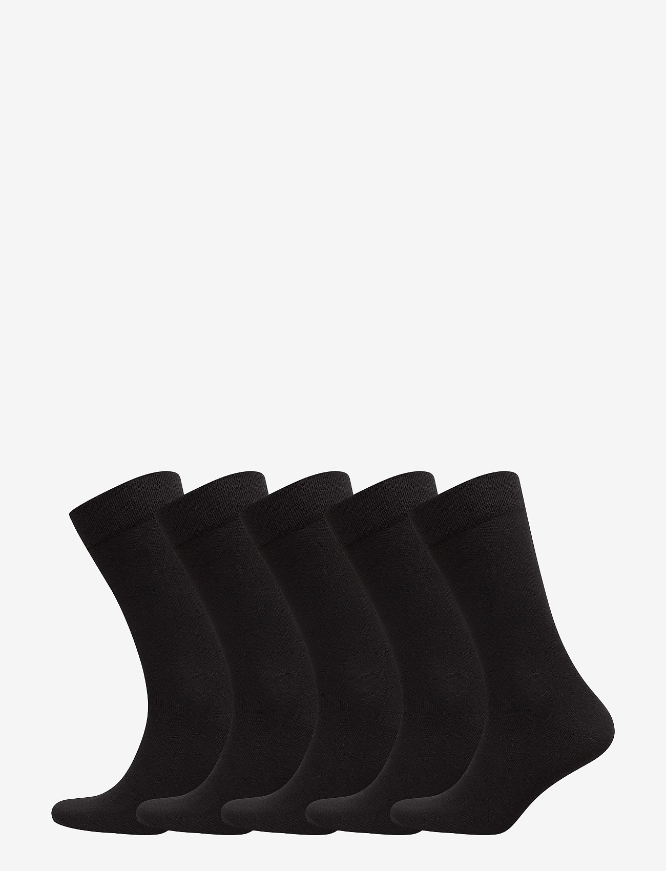 Björn Borg Essential Sock 5P, Mænd, Essentielle Sokker Multipakke, Sort, Str: 41-45