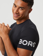 Björn Borg - BORG T-SHIRT - pohjoismainen tyyli - black beauty - 5