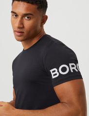 Björn Borg - BORG T-SHIRT - t-shirts - black beauty - 6
