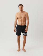 Björn Borg - BORG SWIM SHORTS - swim shorts - black beauty - 3