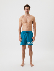 Björn Borg - BORG SWIM SHORTS - swim shorts - crystal teal - 6