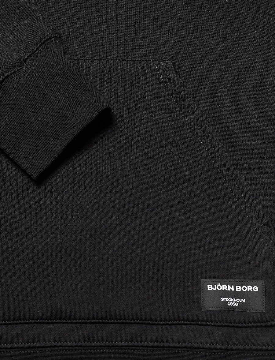 Björn Borg - CENTRE HOODIE - black beauty - 3