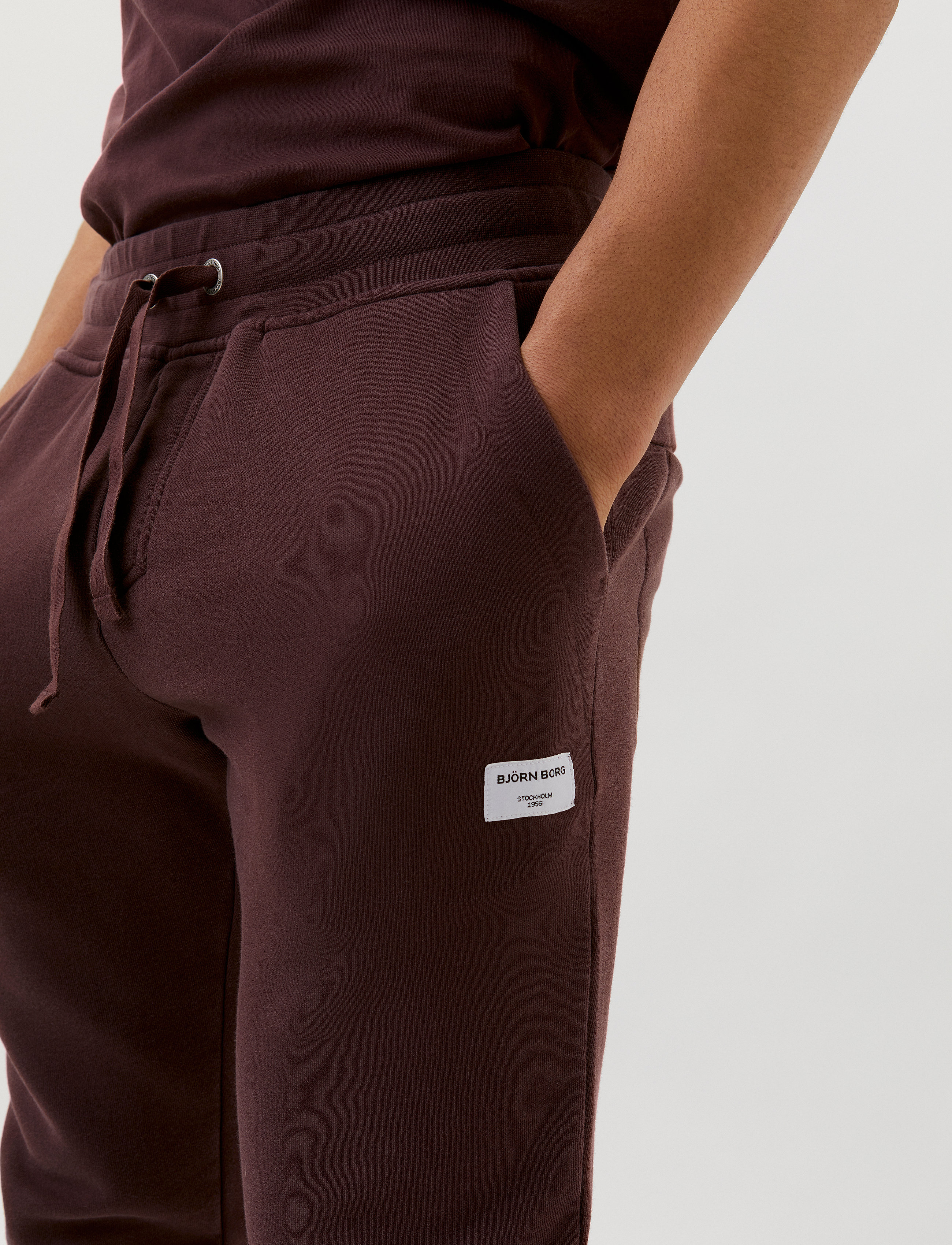Björn Borg - CENTRE TAPERED PANTS - fudge - 2