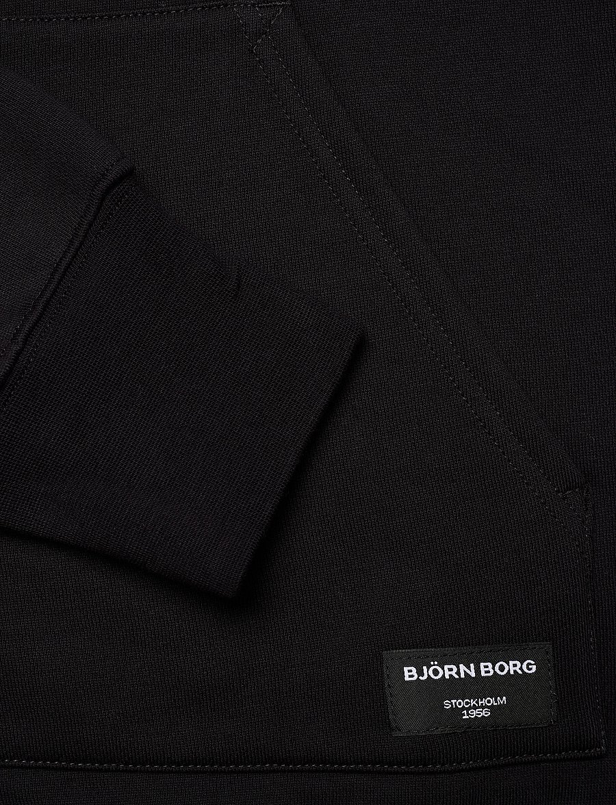 Björn Borg - CENTRE ZIP HOODIE - black beauty - 3