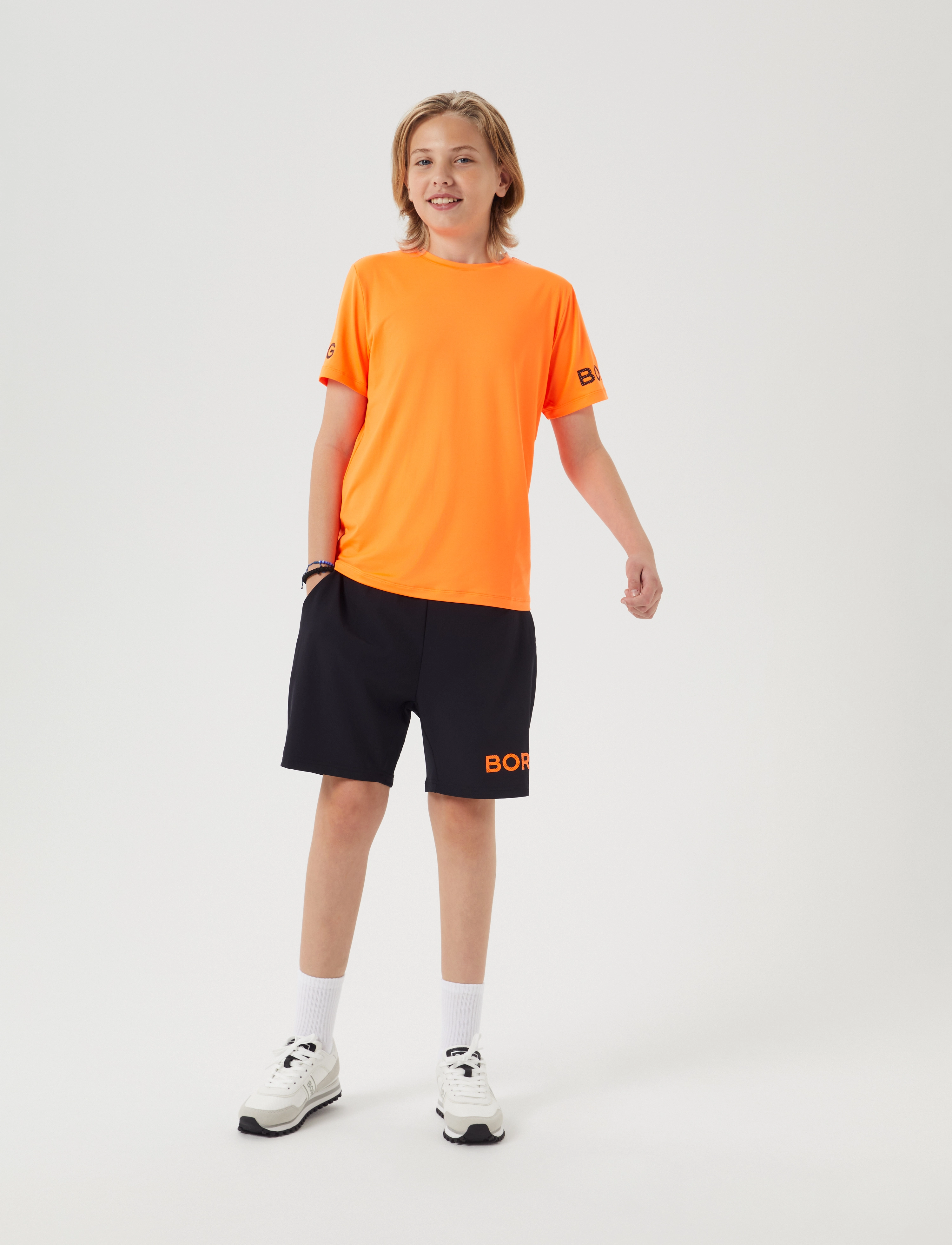 Björn Borg - BORG T-SHIRT - shocking orange - 5