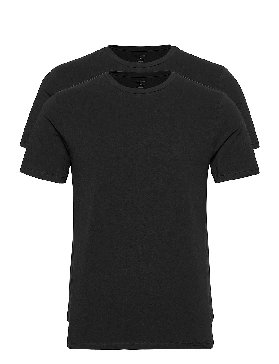 Björn Borg - CORE SLIM T-SHIRT 2p - t-shirts im multipack - black beauty - 0