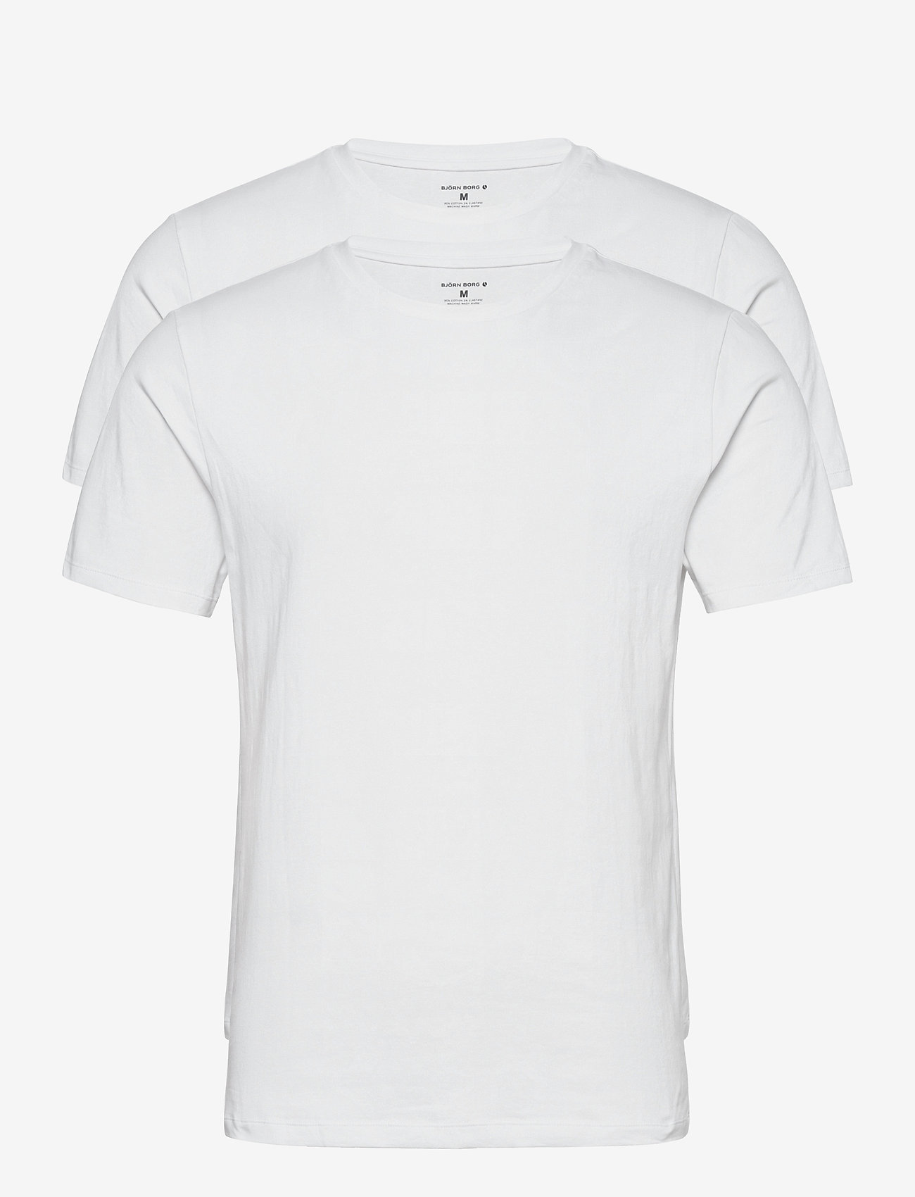 Björn Borg - CORE SLIM T-SHIRT 2p - herbstliche kleidung - brilliant white - 0