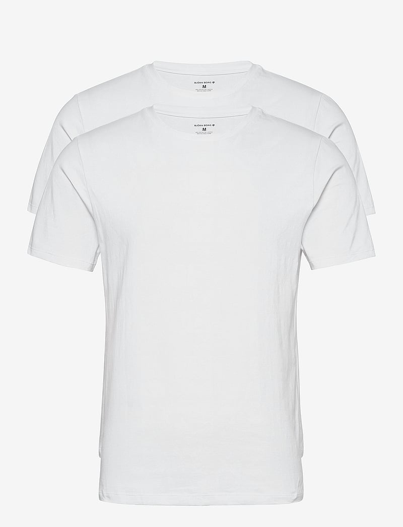 Björn Borg - CORE SLIM T-SHIRT 2p - multipack t-shirts - brilliant white - 0