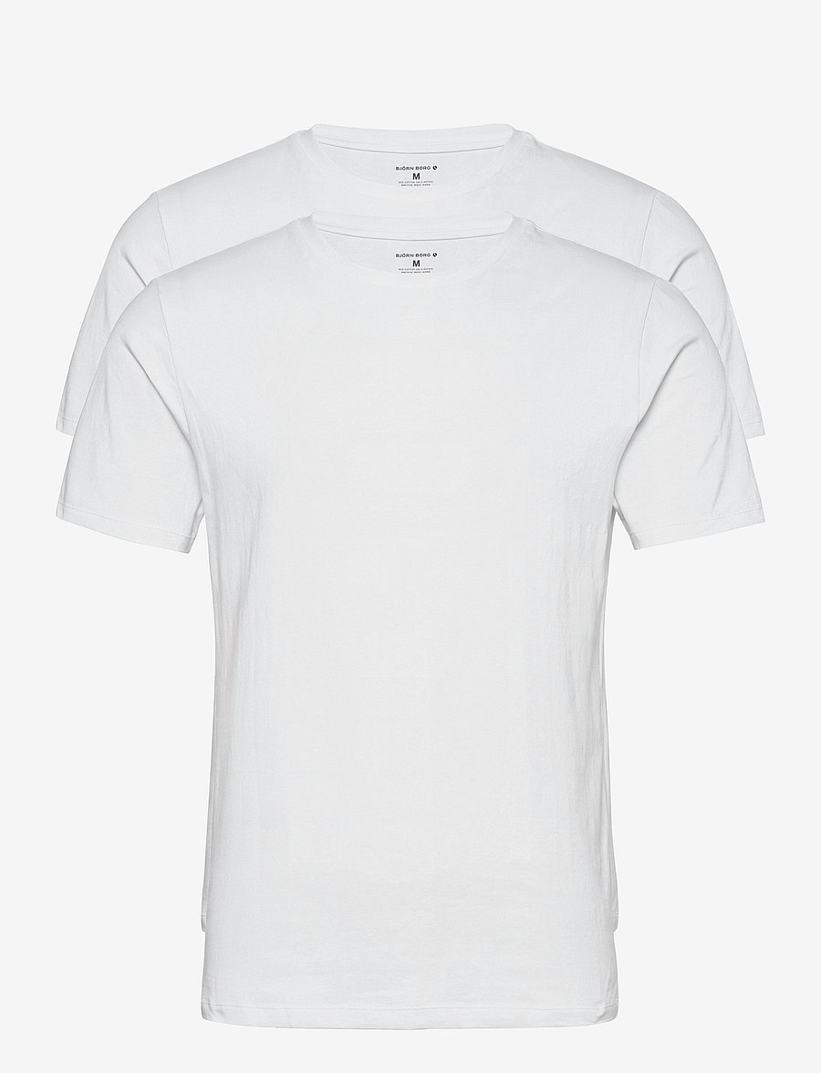 Björn Borg - CORE SLIM T-SHIRT 2p - multipack t-shirts - brilliant white - 0