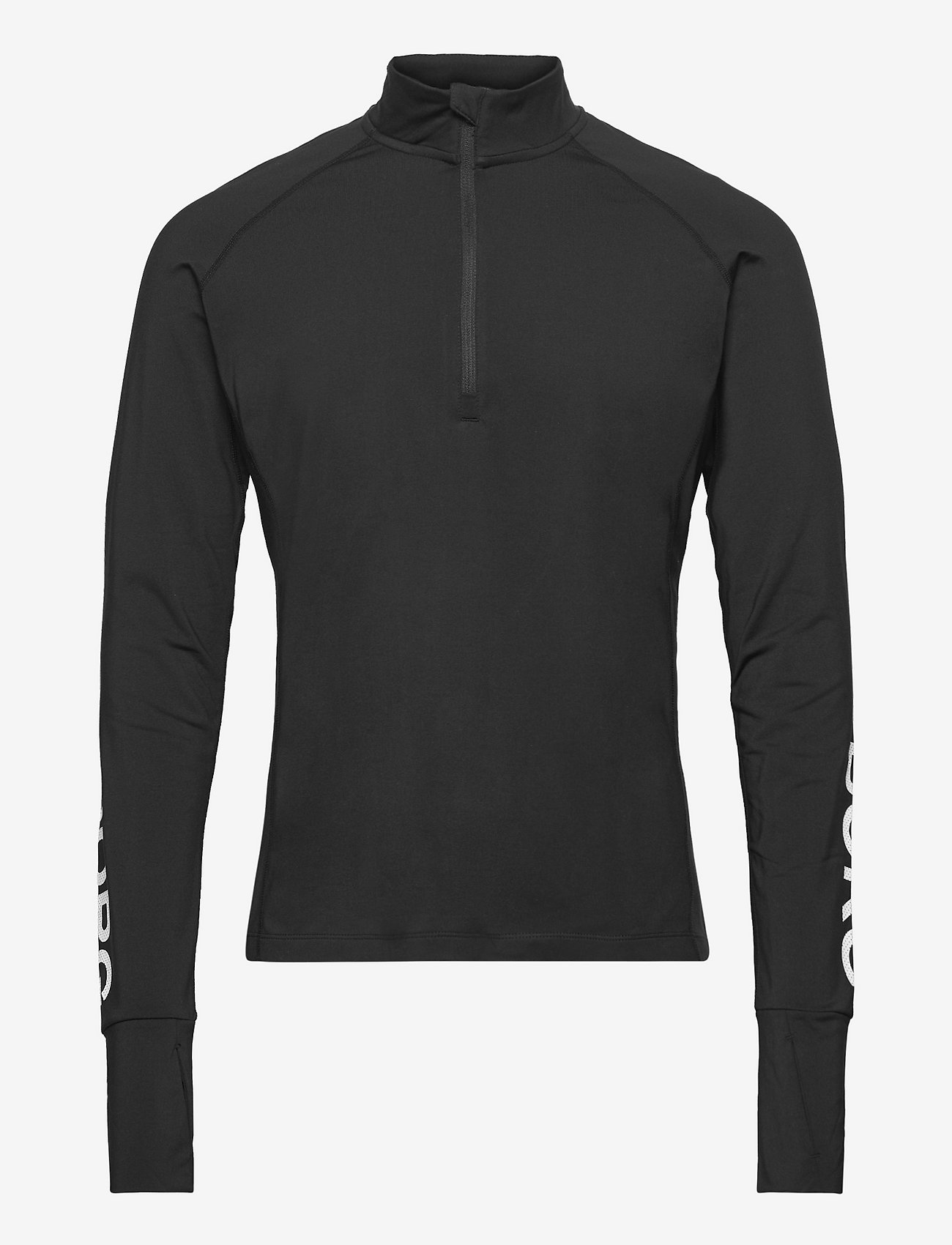 Björn Borg - BORG MIDLAYER HALF ZIP - megztiniai ir džemperiai - black beauty - 0