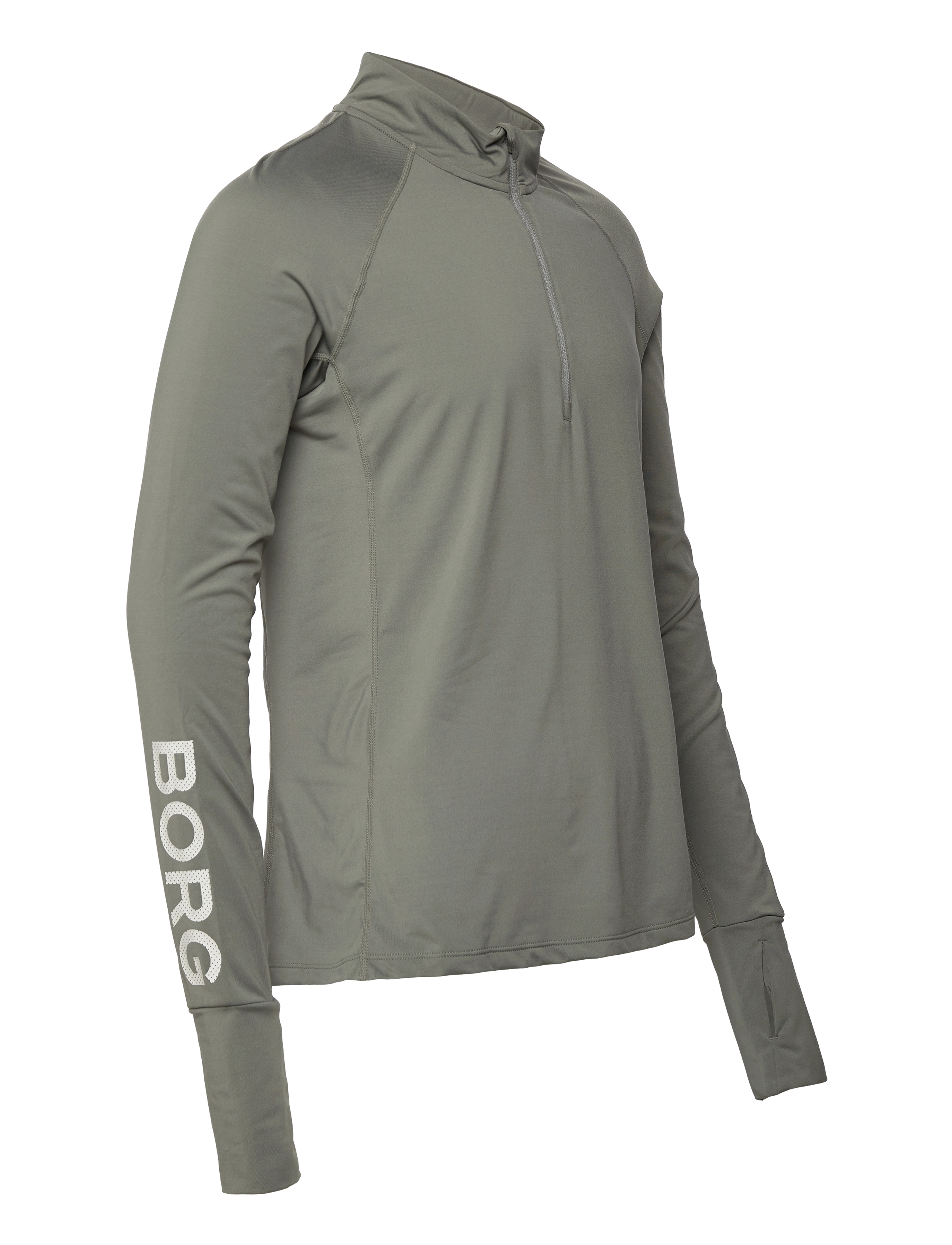 Björn Borg - BORG MIDLAYER HALF ZIP - castor grey - 3
