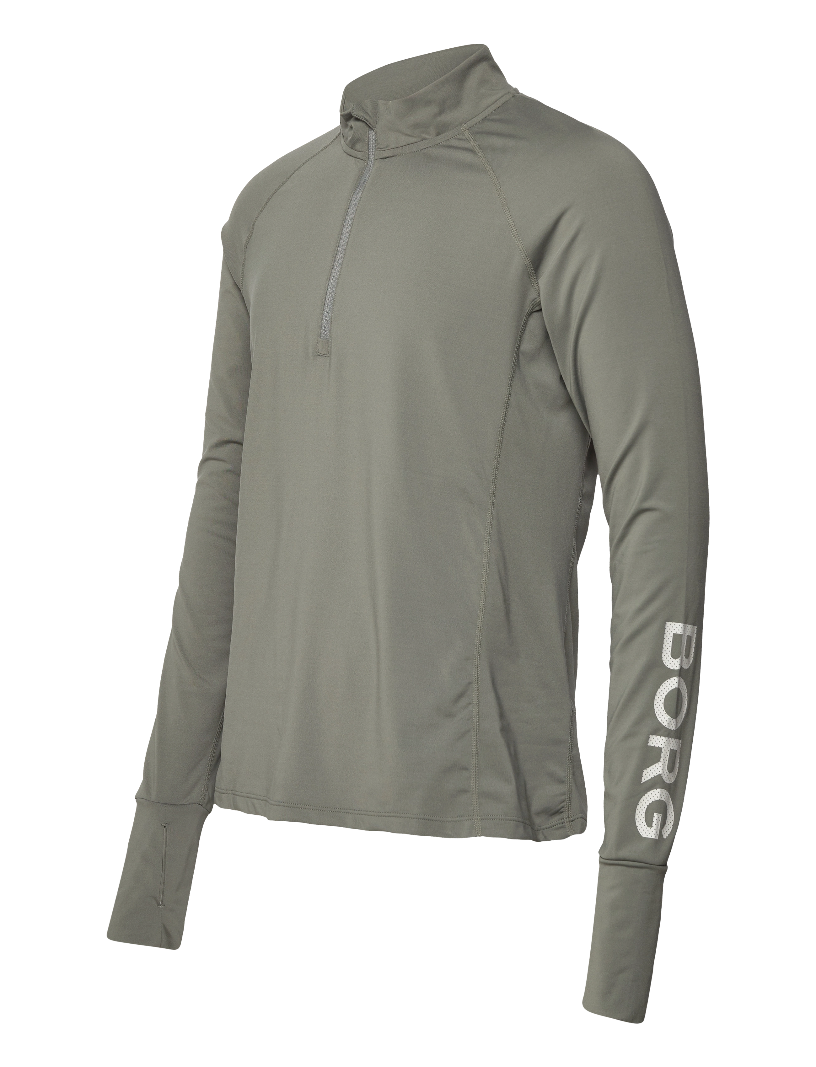 Björn Borg - BORG MIDLAYER HALF ZIP - castor grey - 3