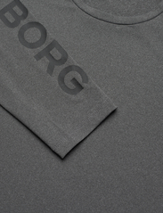 Björn Borg - BORG LONG SLEEVE T-SHIRT - topi ar garām piedurknēm - dark grey melange - 2