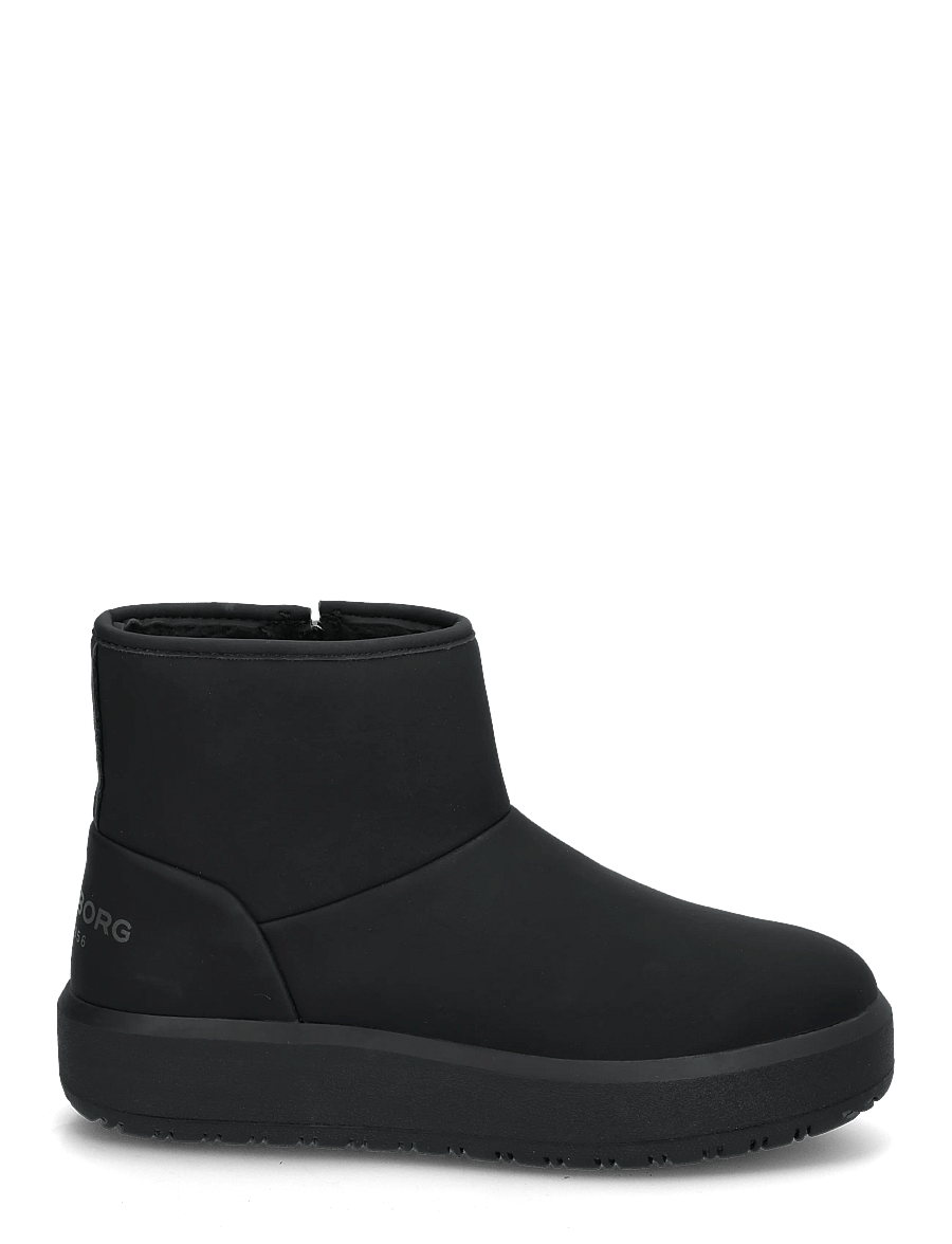 Björn Borg - WOOLY - flade ankelstøvler - black - 2