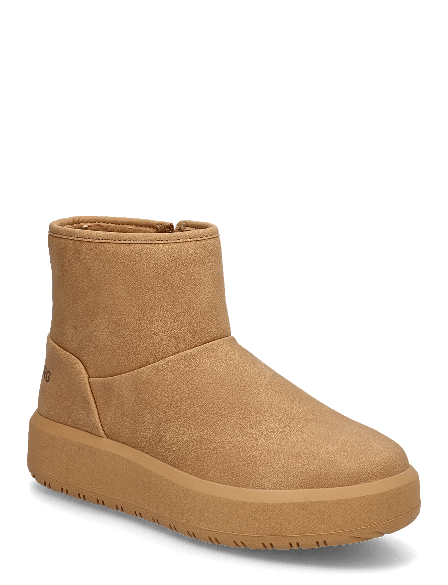 Björn Borg - WOOLY - flat ankle boots - caramel - 0