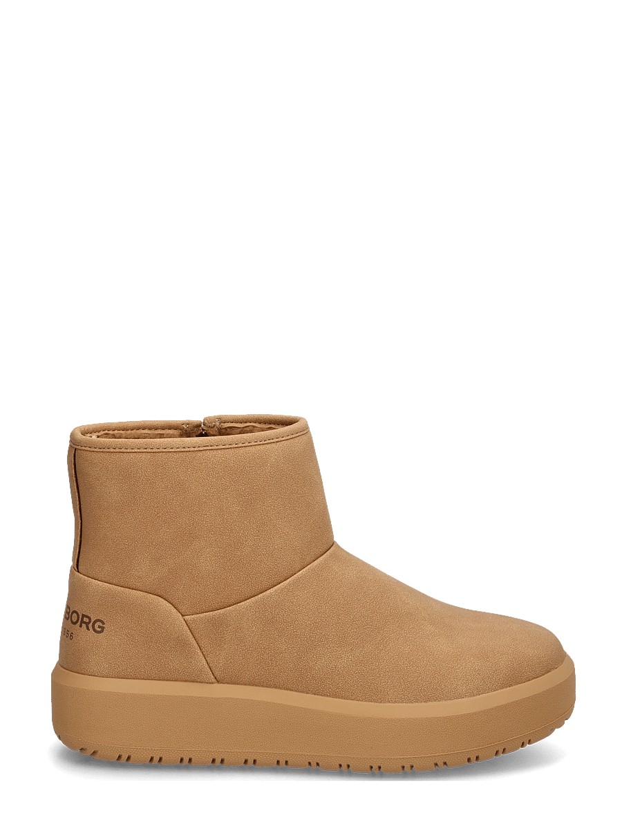 Björn Borg - WOOLY - flade ankelstøvler - caramel - 2