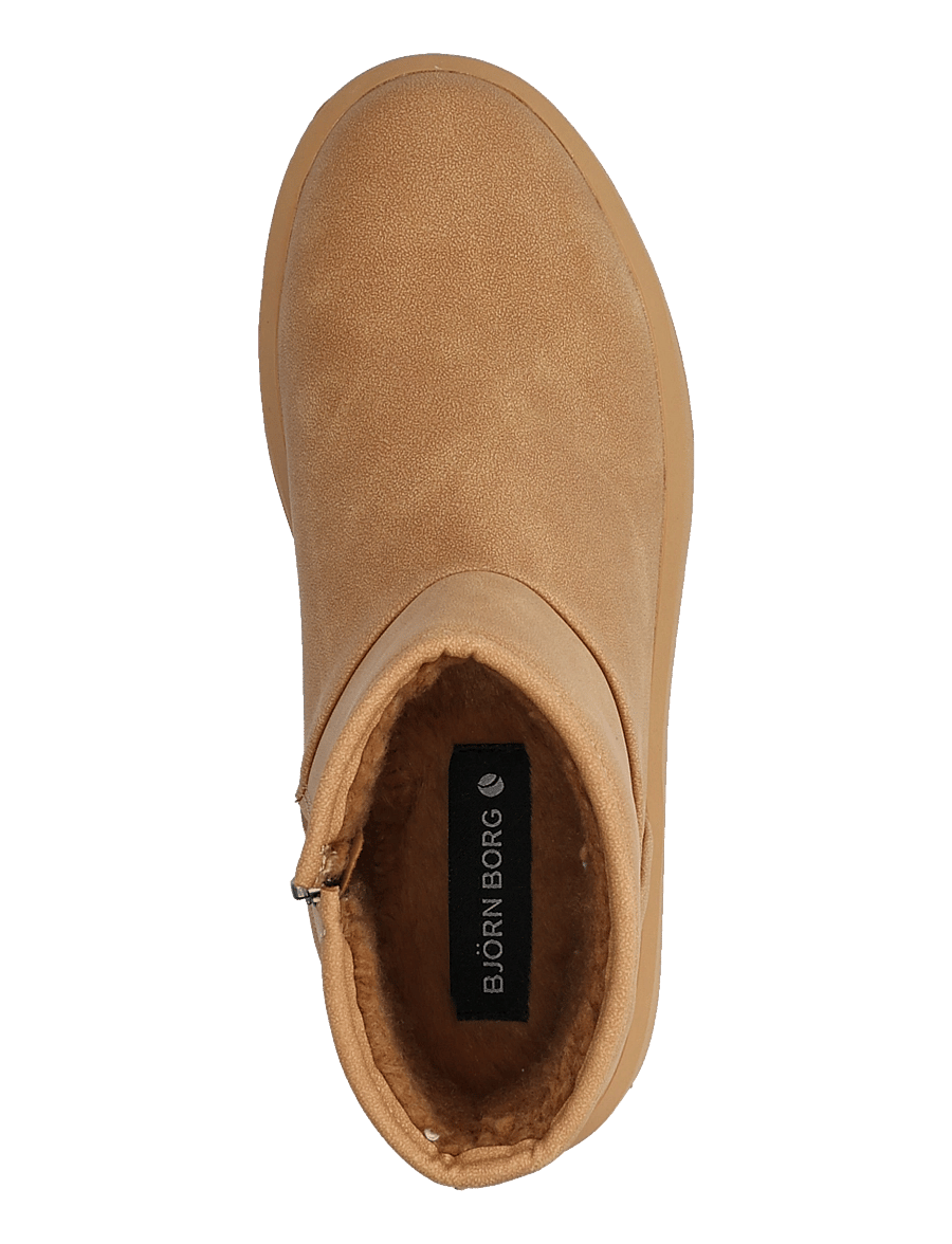 Björn Borg - WOOLY - flade ankelstøvler - caramel - 3