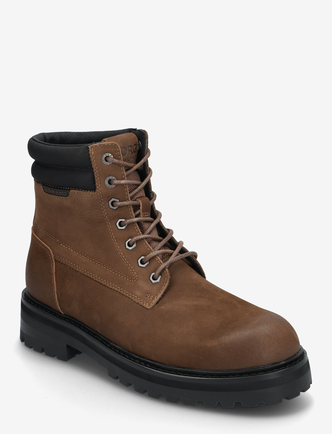 Björn Borg - H400 Hiker High M - kängor med snörning - dark brown-black - 0
