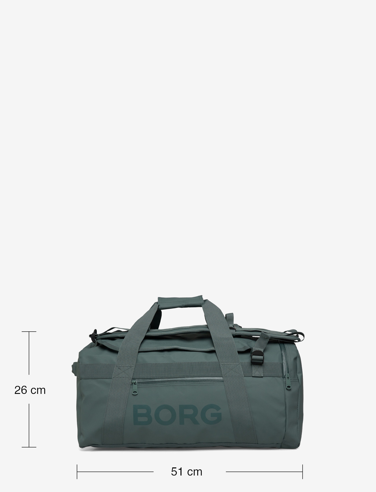 Björn Borg - BORG DUFFLE BAG 35L - träningsväskor - balsam green - 3