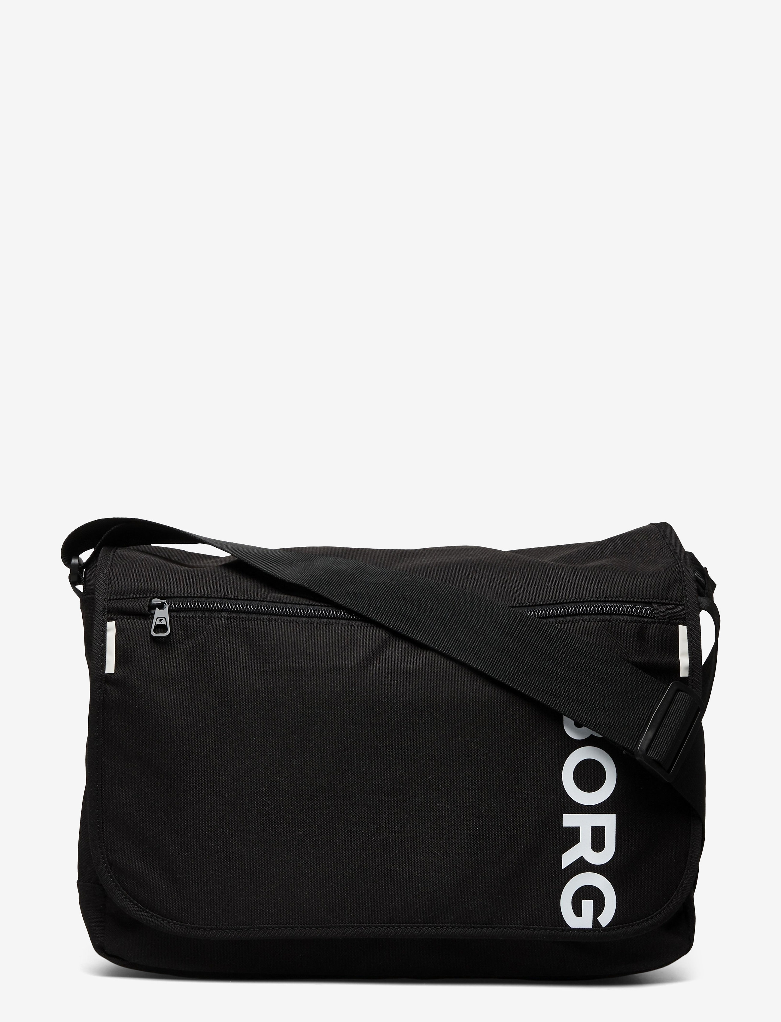 Björn Borg Core Flapbag, One Size, Bags, Schwarz - Messengers, Männerswear