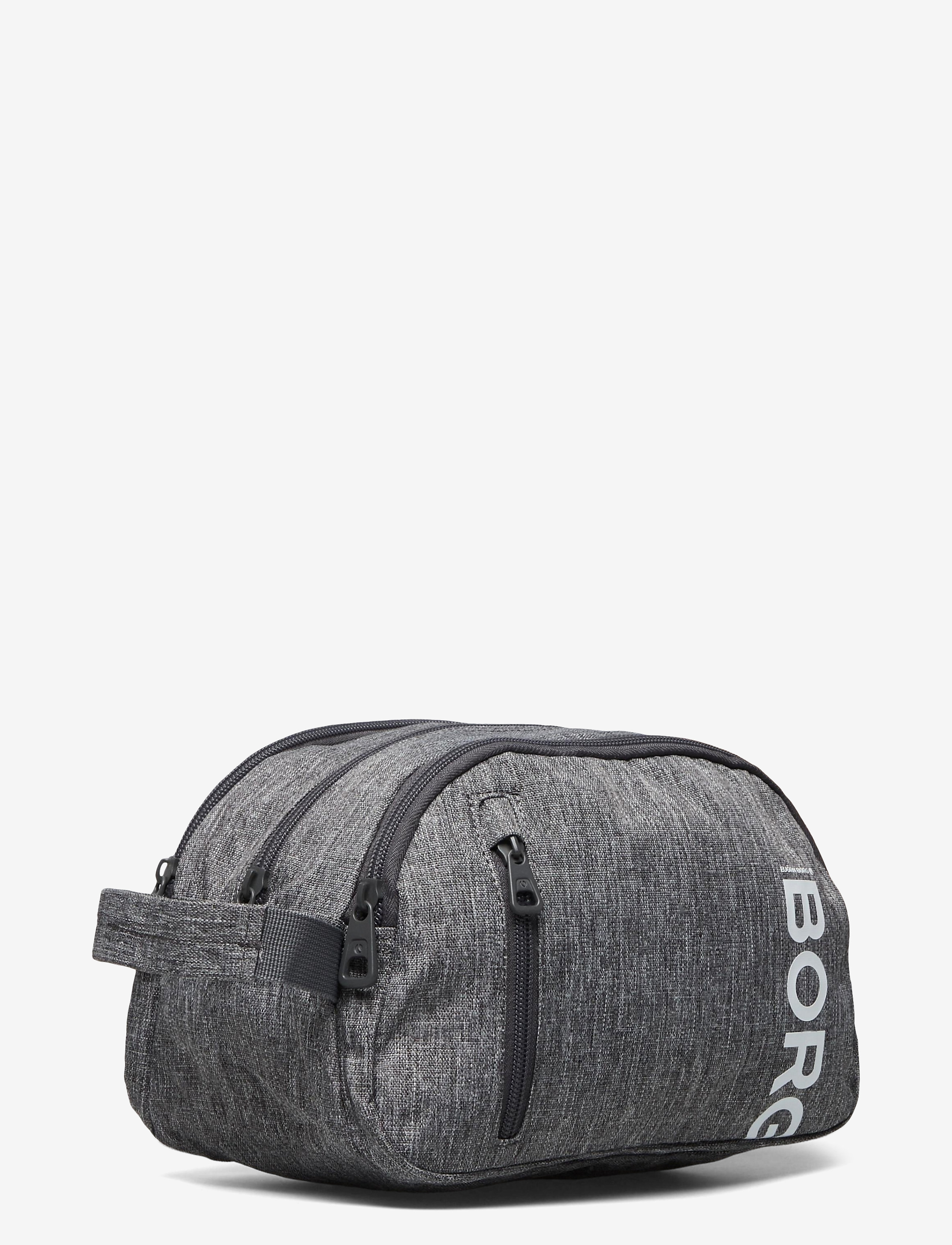 Björn Borg - CORE WASH BAG STANDING - torba akcesoria - grey melange - 2