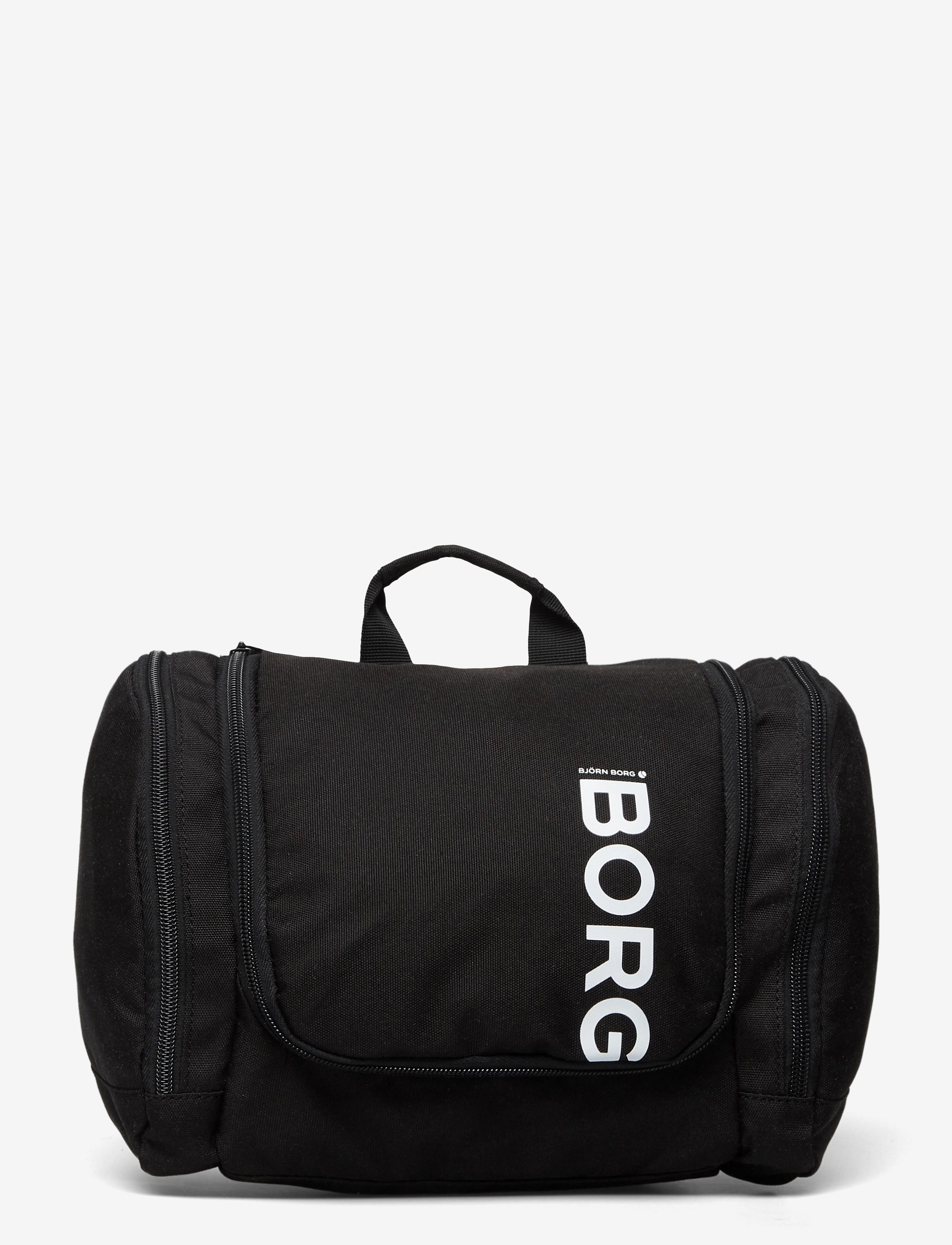 Björn Borg Core Wash Bag Hanging, One Size, Black, Tasker > Toilettasker, Herre
