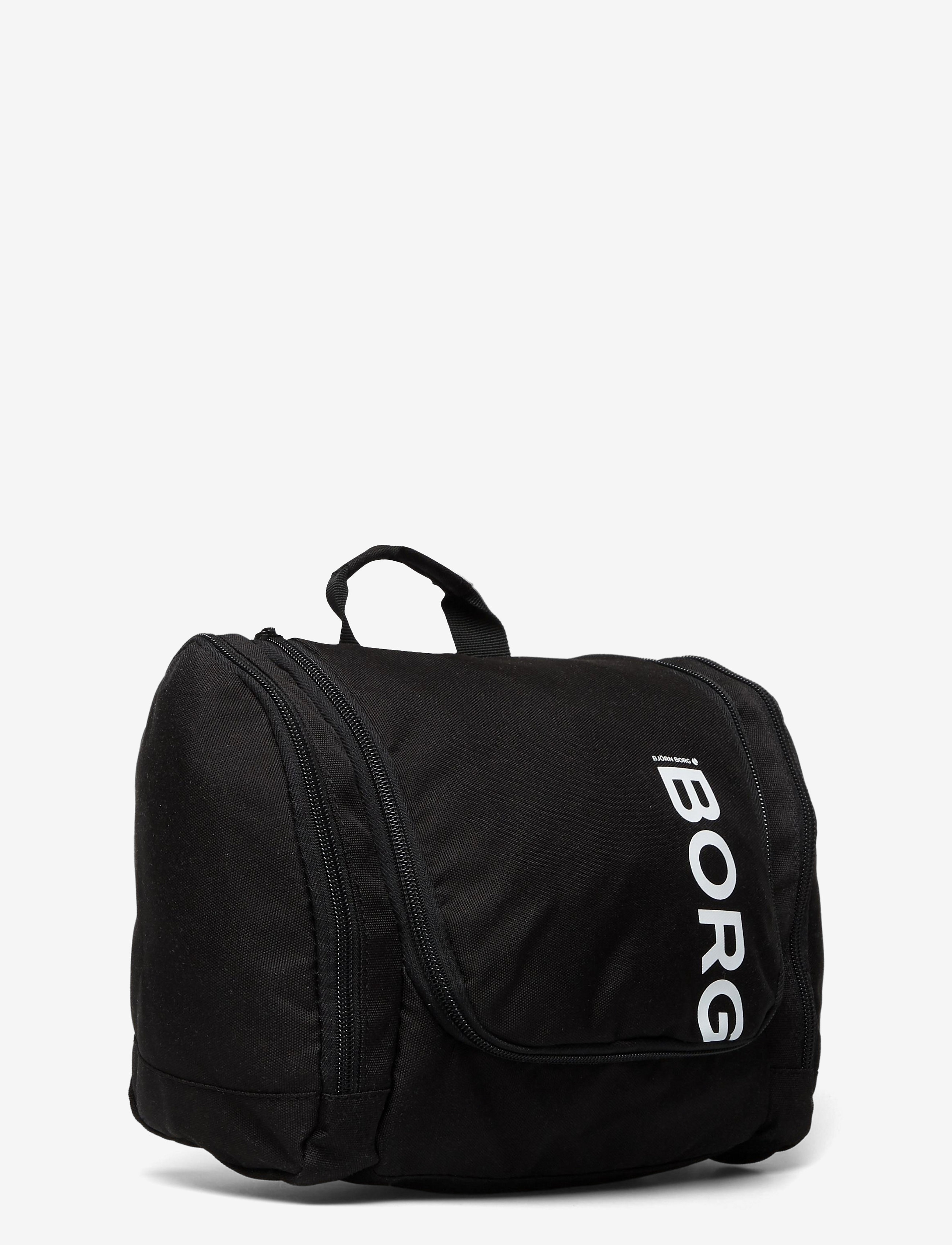 Björn Borg - CORE WASH BAG HANGING - kosmētikas somiņas - black beauty - 2