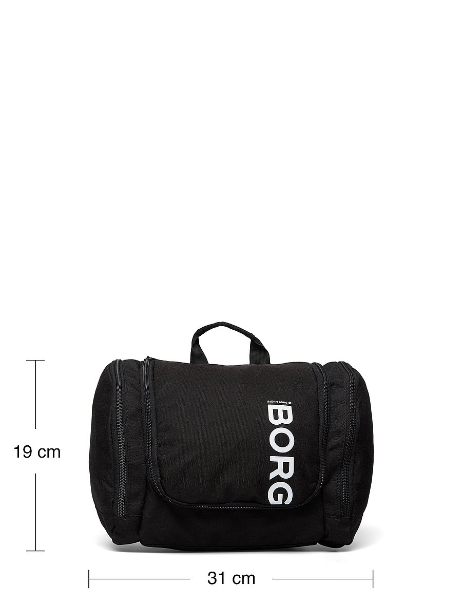 Björn Borg - CORE WASH BAG HANGING - kosmētikas somiņas - black beauty - 4