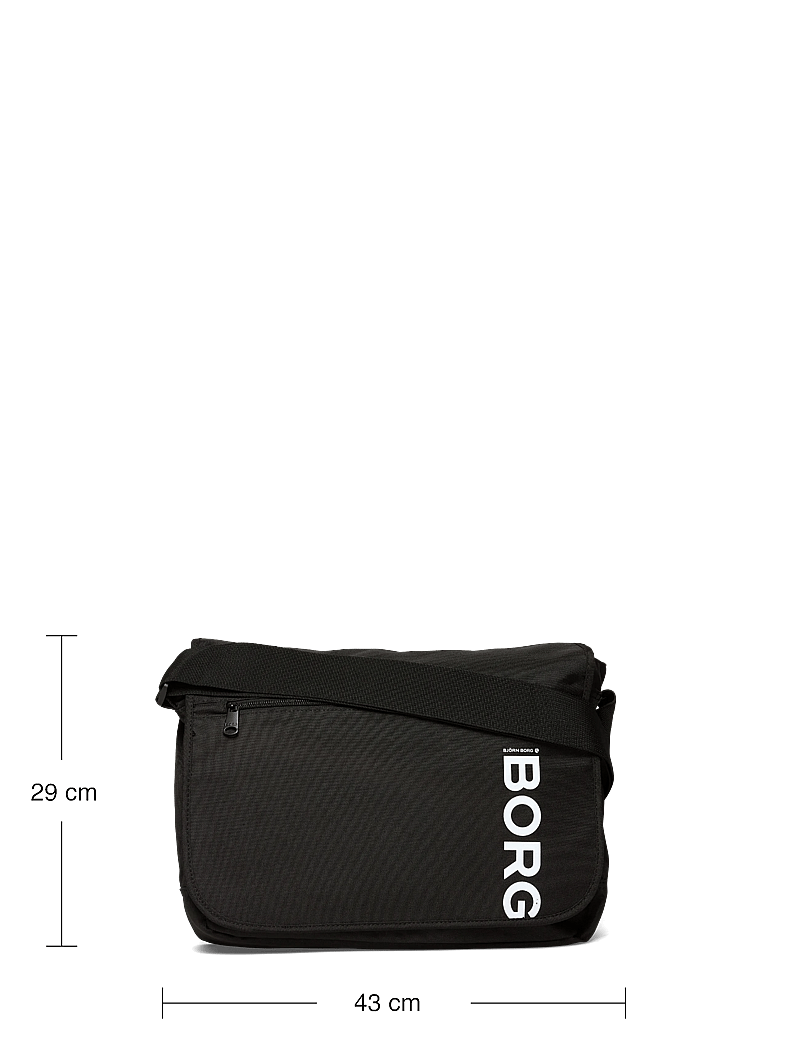 Björn Borg - CORE FLAPBAG S - crossbody & bæltetasker - black beauty - 3