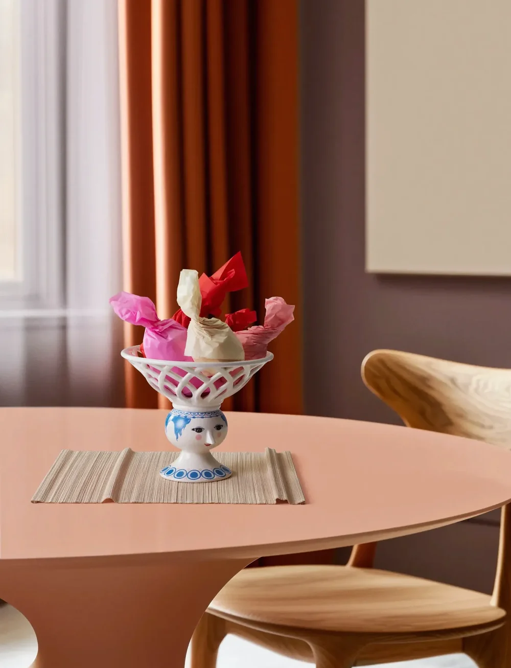 Bjørn Wiinblad - Dora Fruit Bowl Ø25 cm blue - obstschalen - blue - 5