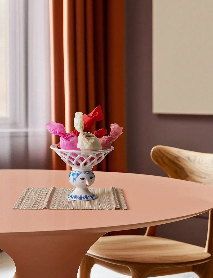 Bjørn Wiinblad - Dora Fruit Bowl Ø25 cm blue - corbeille à fruits - blue - 5