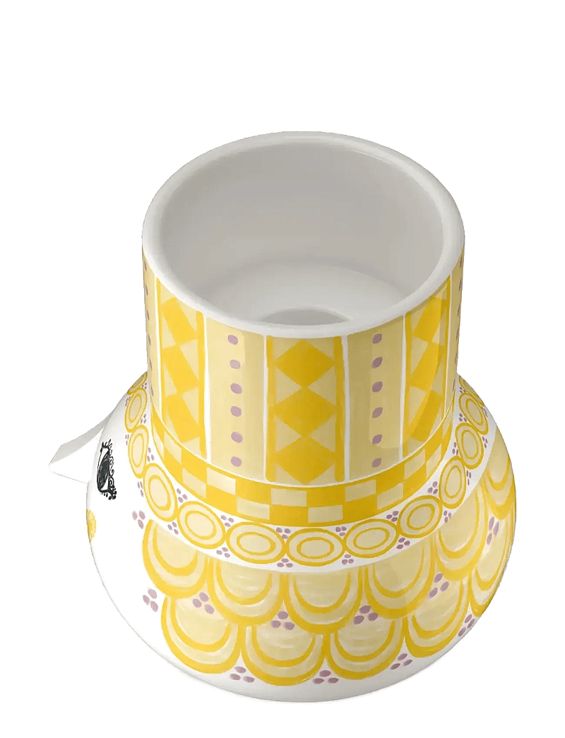 Bjørn Wiinblad - Olga Candle holder H9 cm yellow - kynttilänjalat - yellow - 2