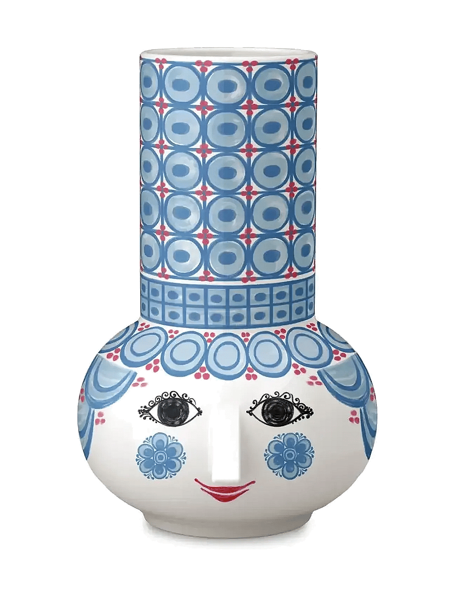 Bjørn Wiinblad - Olga Candle holder H14 cm light blue - candlesticks - light blue - 1
