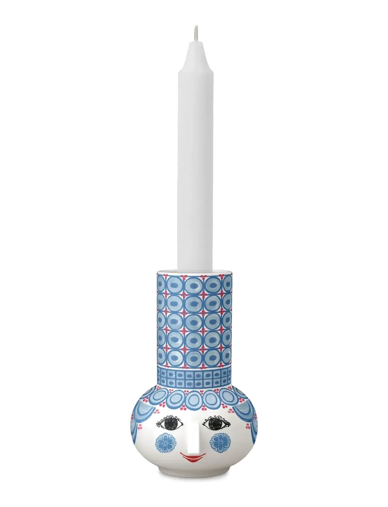 Bjørn Wiinblad - Olga Candle holder H14 cm light blue - candlesticks - light blue - 4