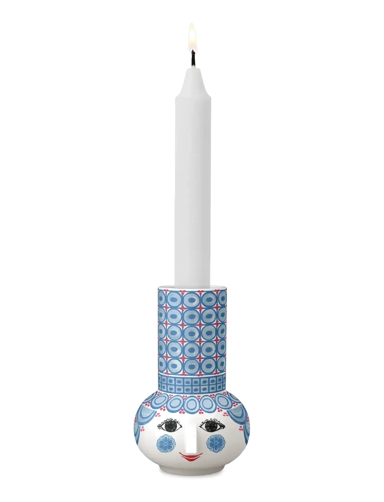Bjørn Wiinblad - Olga Candle holder H14 cm light blue - candlesticks - light blue - 5